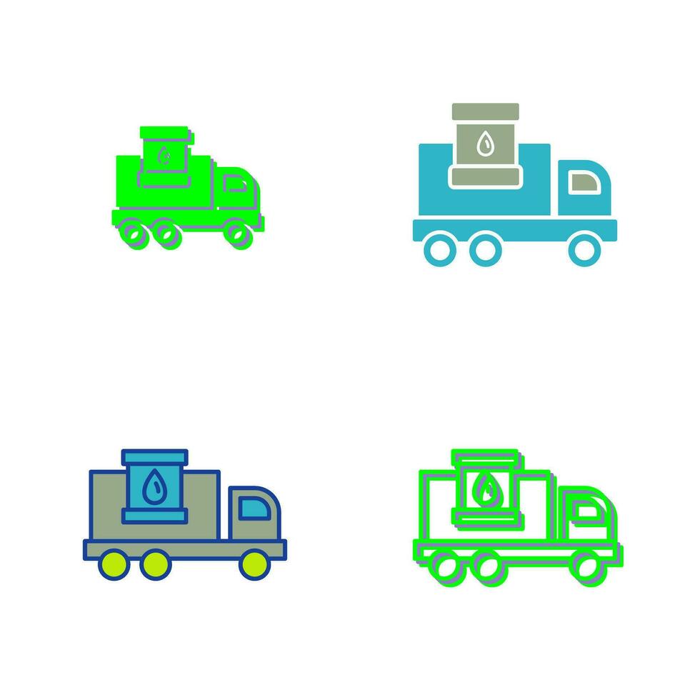 Fuel Truck Vector Icon