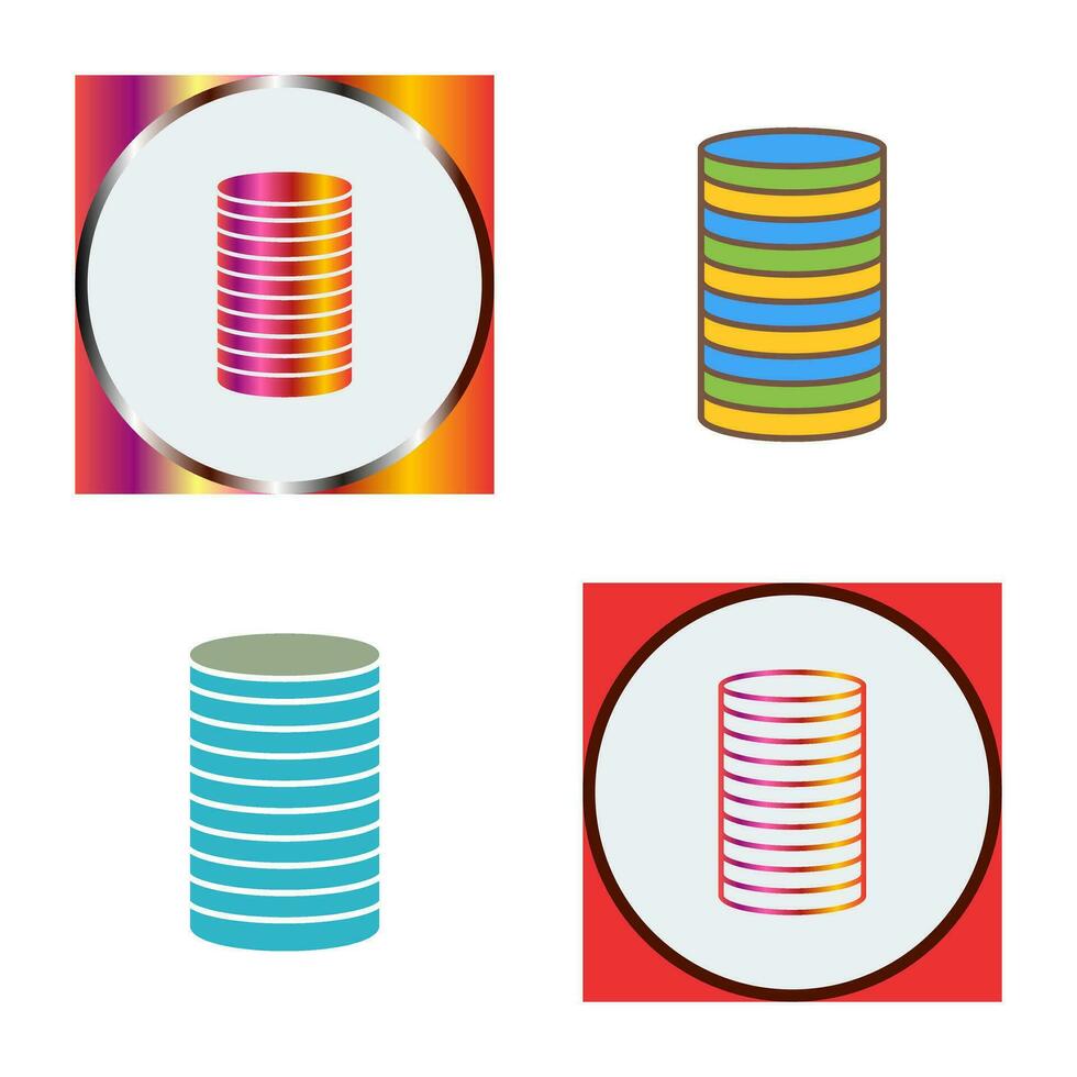 Stack of Coins Vector Icon