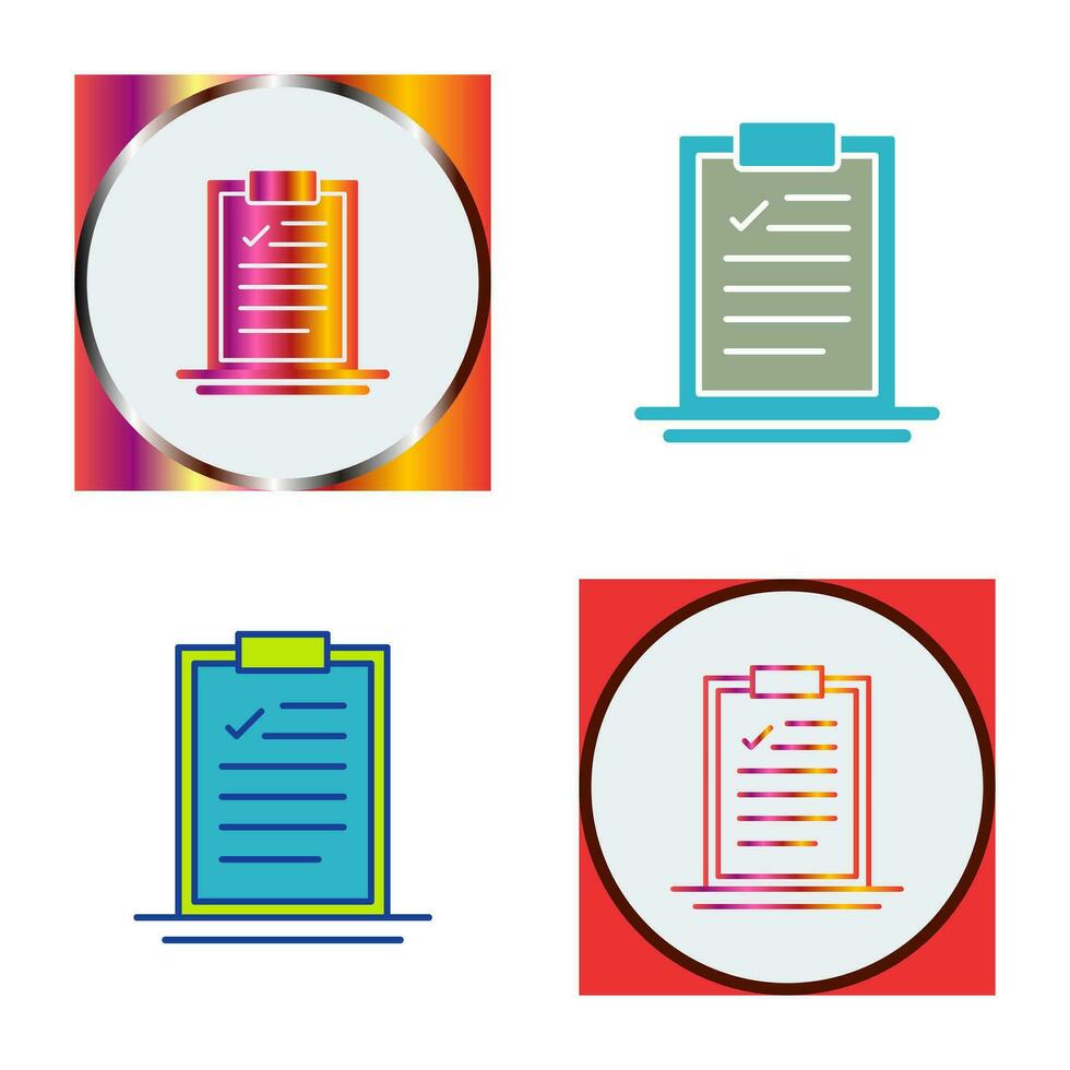 Clipboard Vector Icon