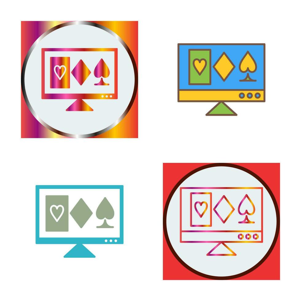 Online Gambling Vector Icon