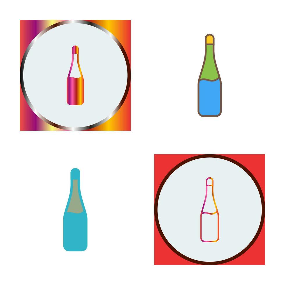 Champagne Bottle Vector Icon