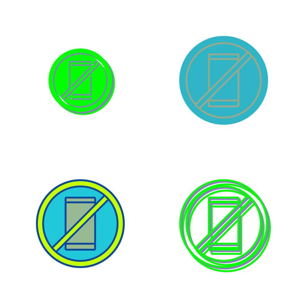 No Cell Phones Vector Icon