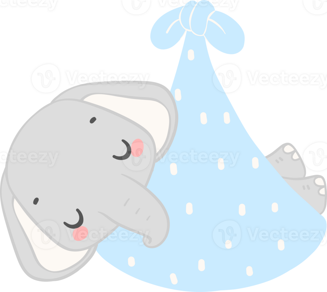 Baby shower elephant png