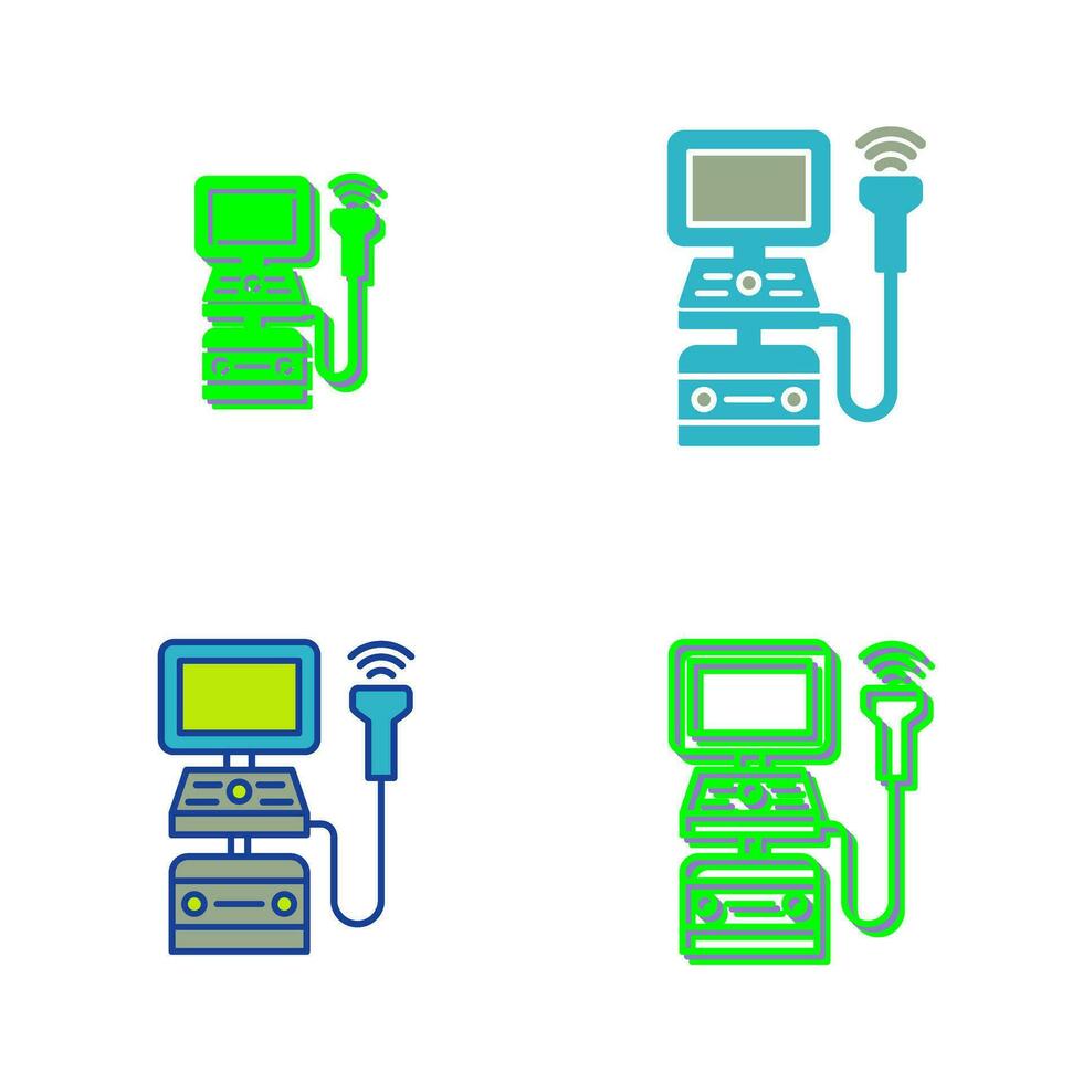 Ultrasound Machine Vector Icon