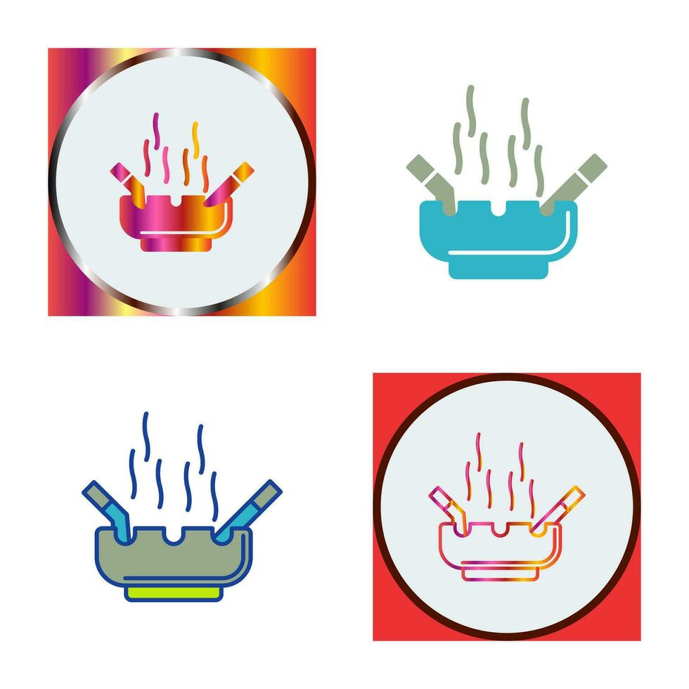 Ashtray Vector Icon