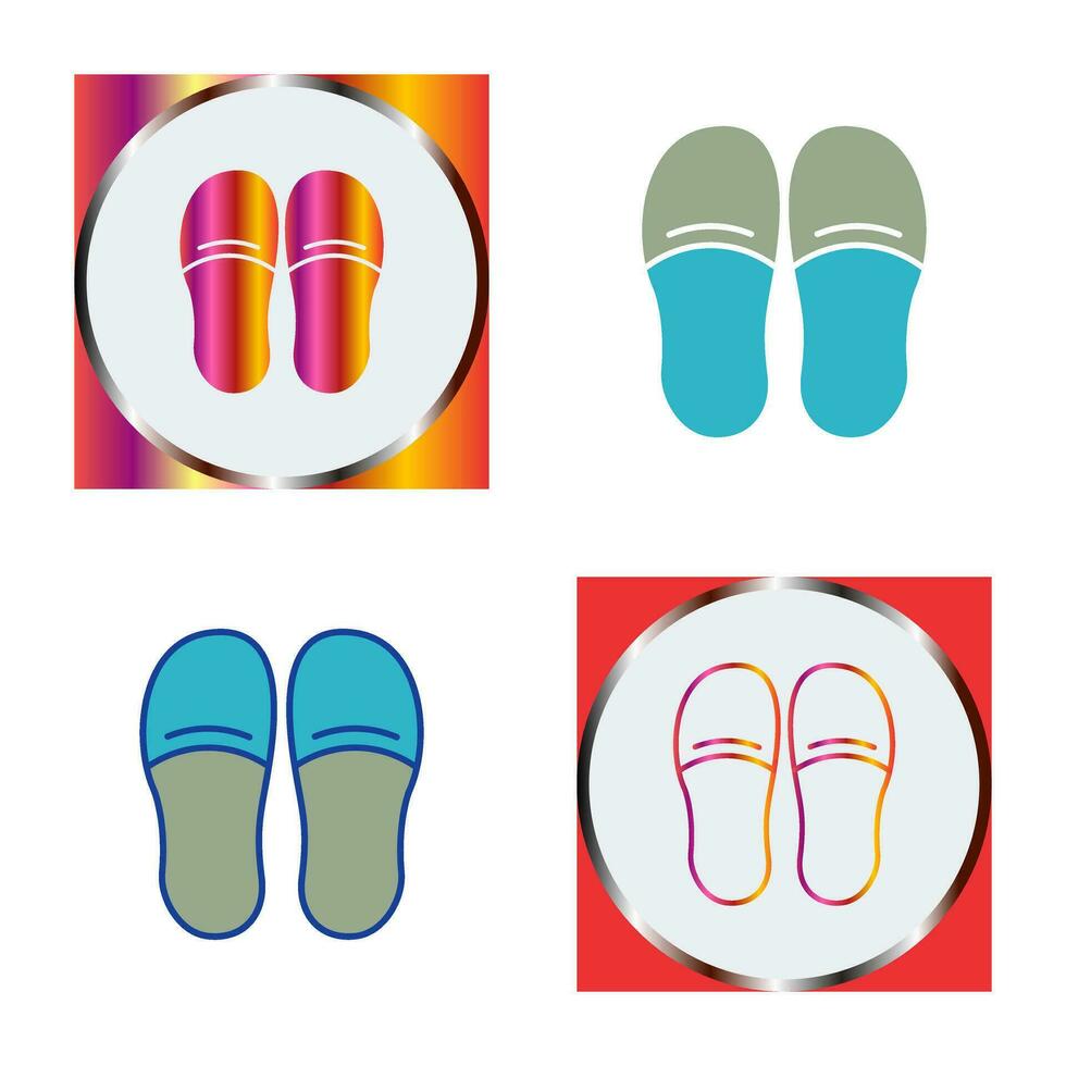 Slippers Vector Icon