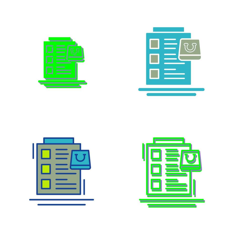 Wish List Vector Icon