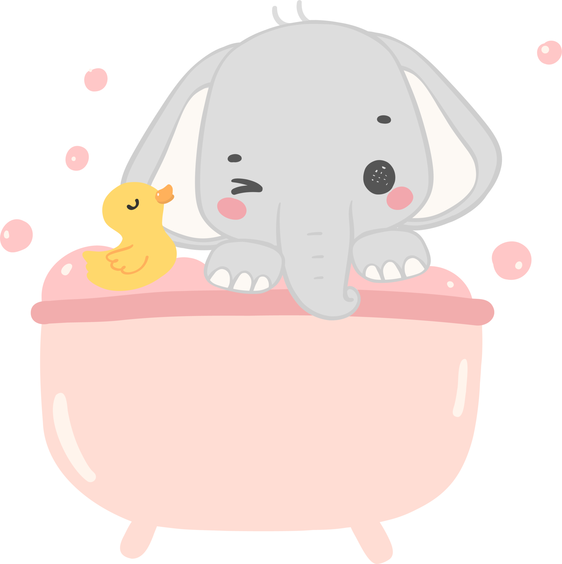 bebé ducha elefante, linda elefante en bañera 29603725 PNG