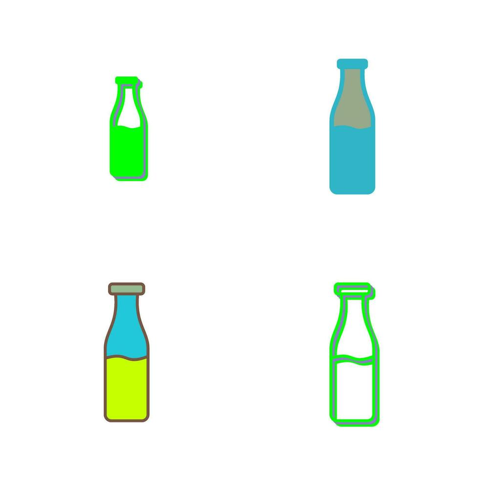 Milk Bottle Vector Icon