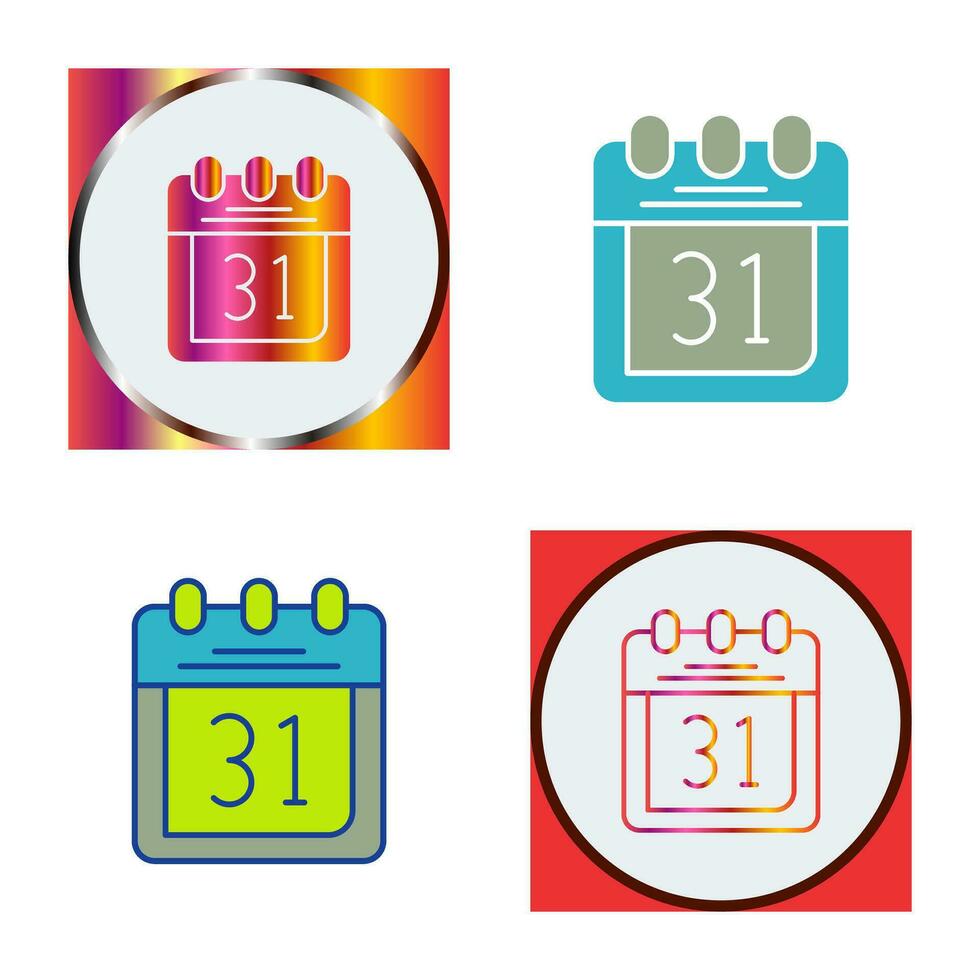 Calendar Vector Icon