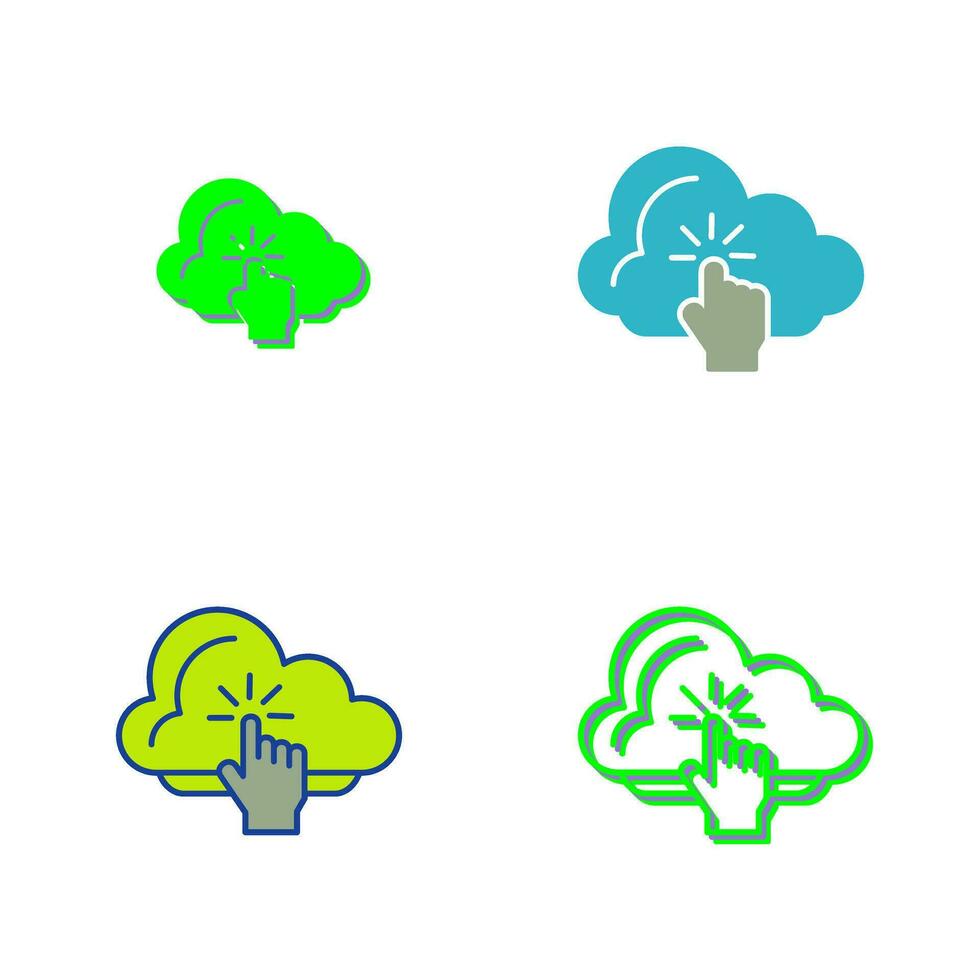 Cloud Computing Vector Icon