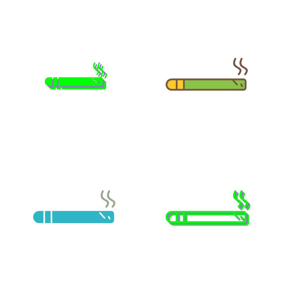 icono de vector de cigarro