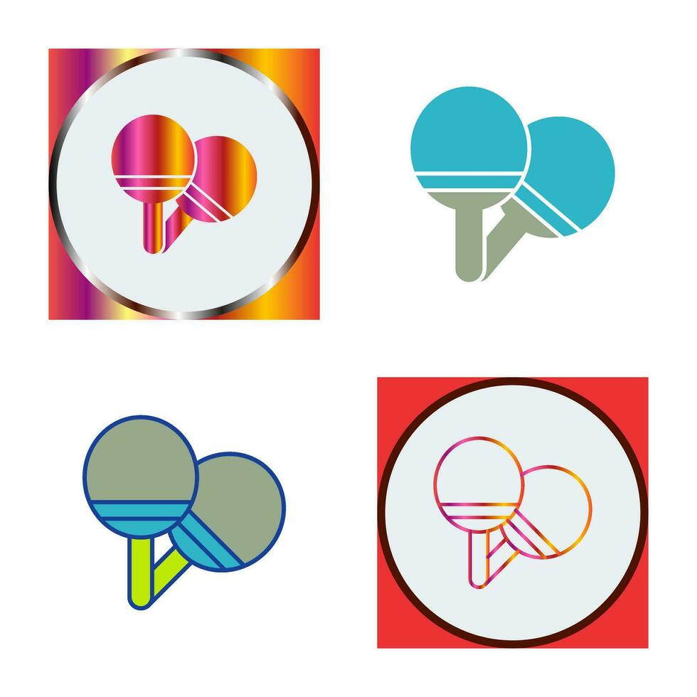 Ping Pong Vector Icon