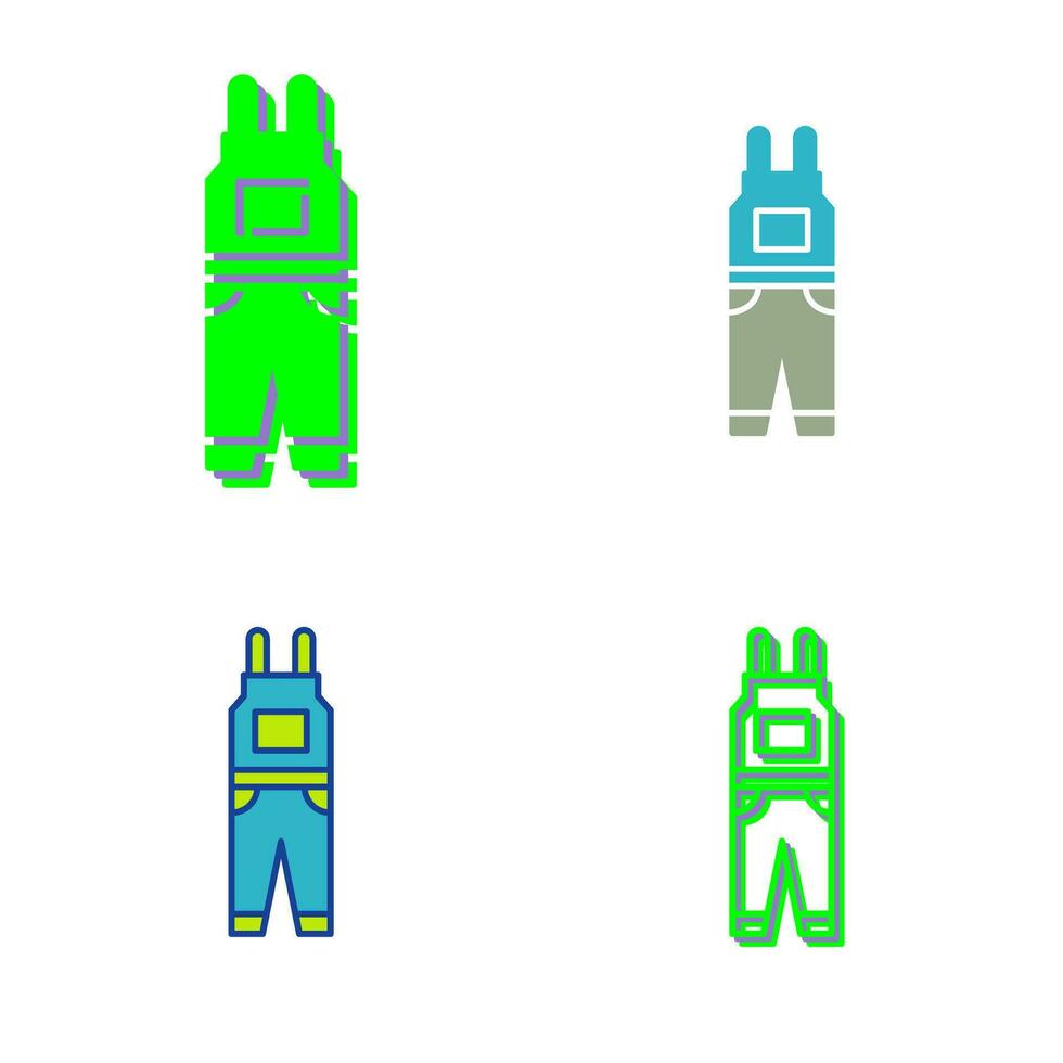 Jumpsuit Vector Icon