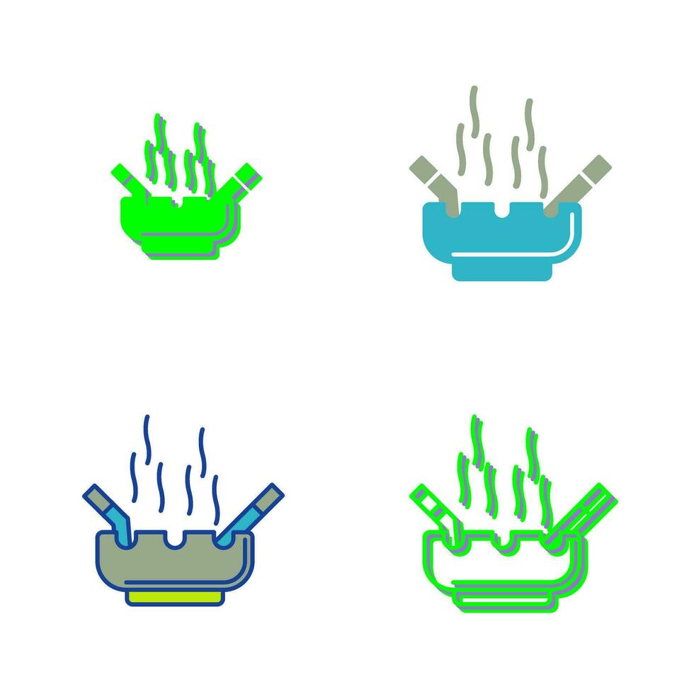 Ashtray Vector Icon