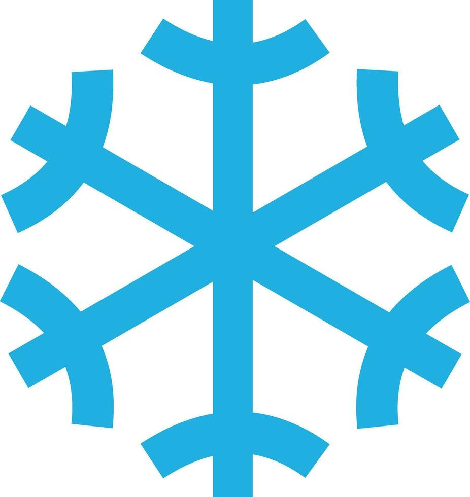 snowflake icon editable vector on white background