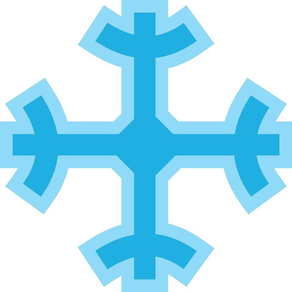 snowflake icon editable vector on white background