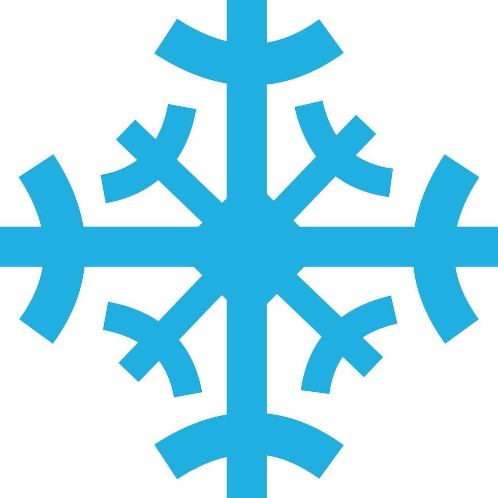 snowflake icon editable vector on white background