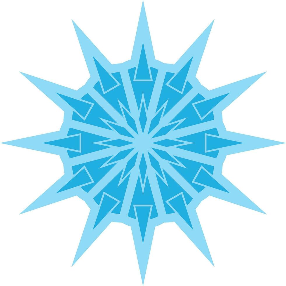 snowflake icon editable vector on white background