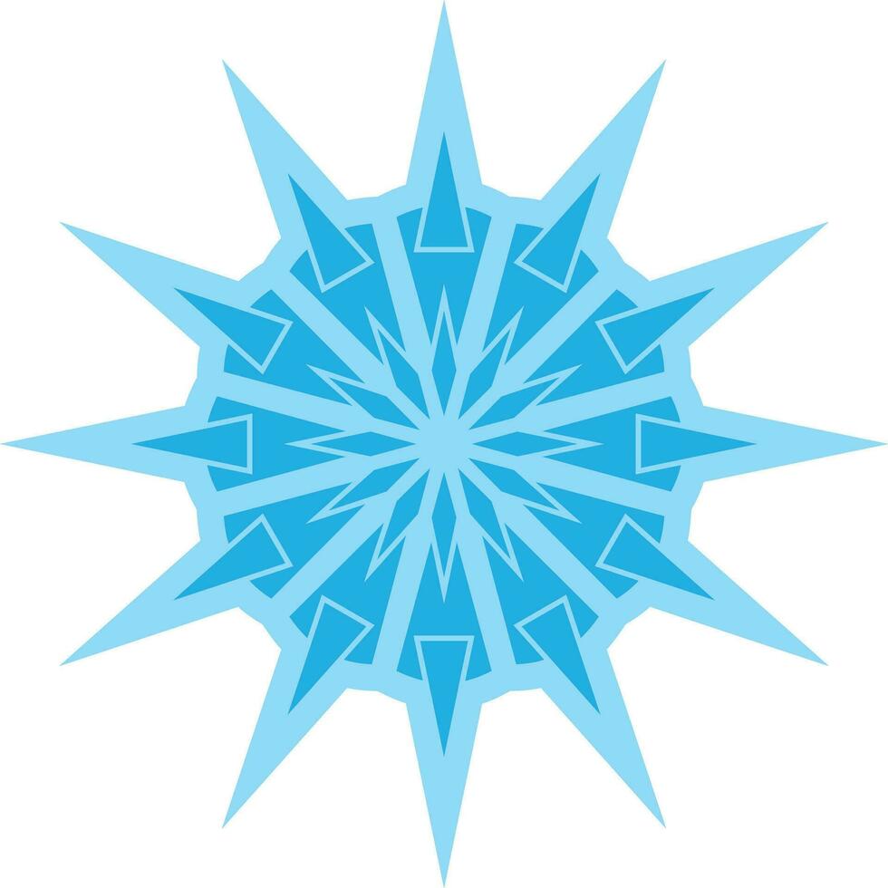 copo de nieve icono editable vector en blanco antecedentes