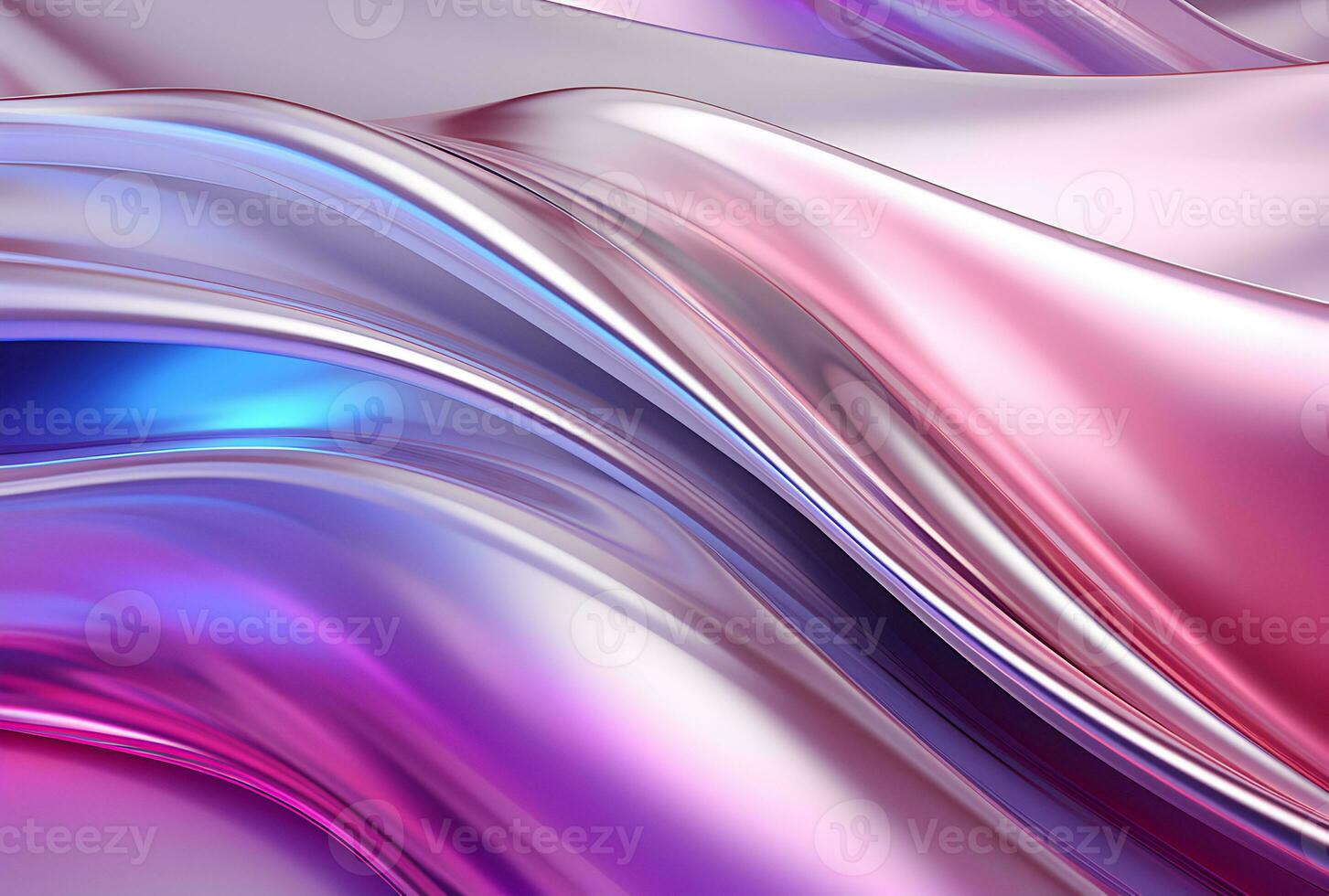 photo metallic holographic iridescent gradient wallpaper  generative ai