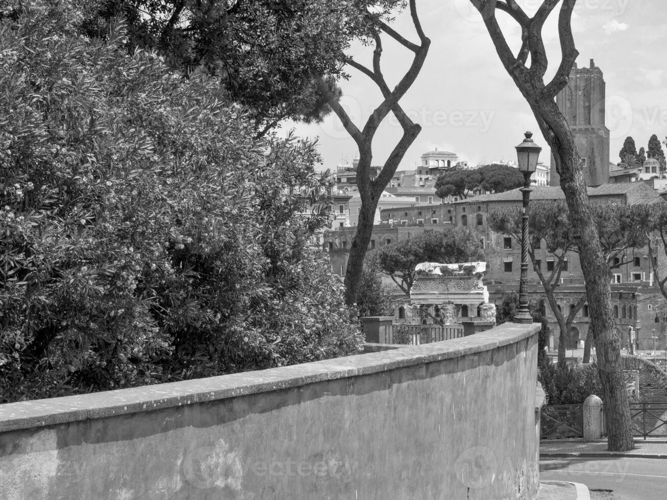 the old city of Rome in italy photo