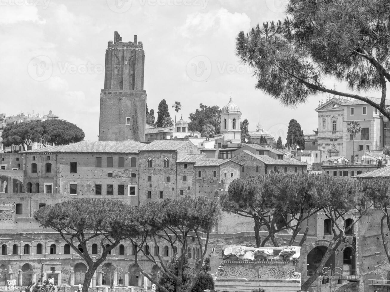 the old city of Rome in italy photo