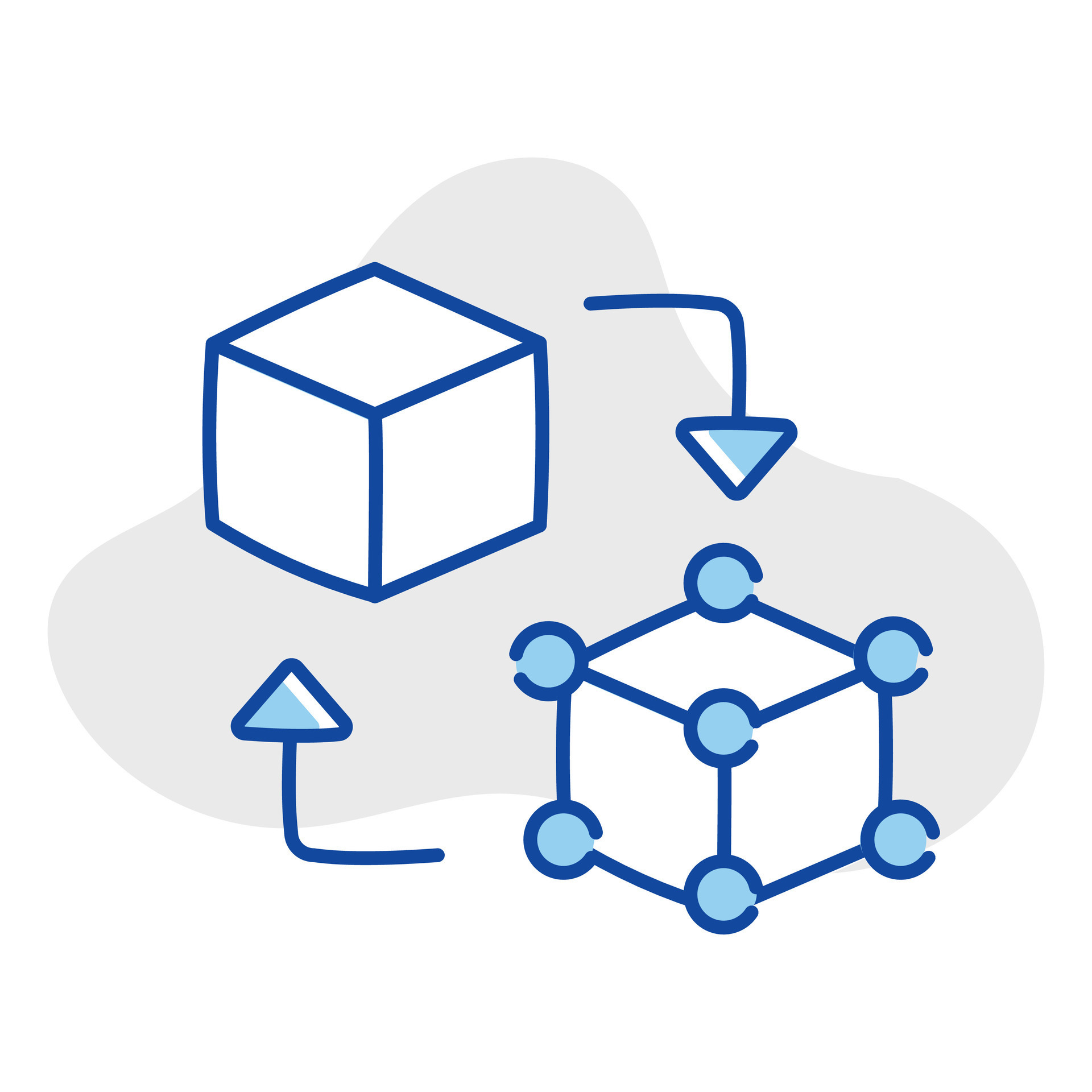 Explore the concept of digital twins with this symbolic icon ...