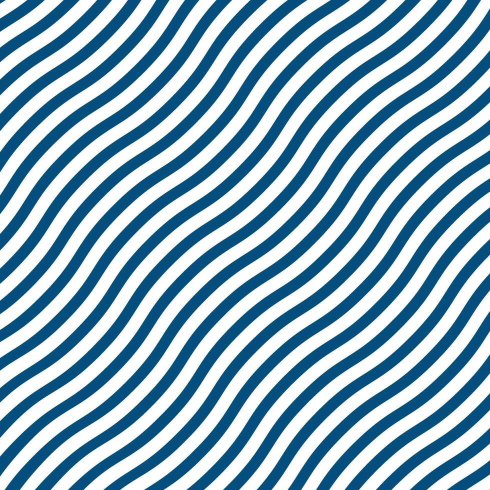 simple abstract seamless blue color zig zag daigonal pattern vector