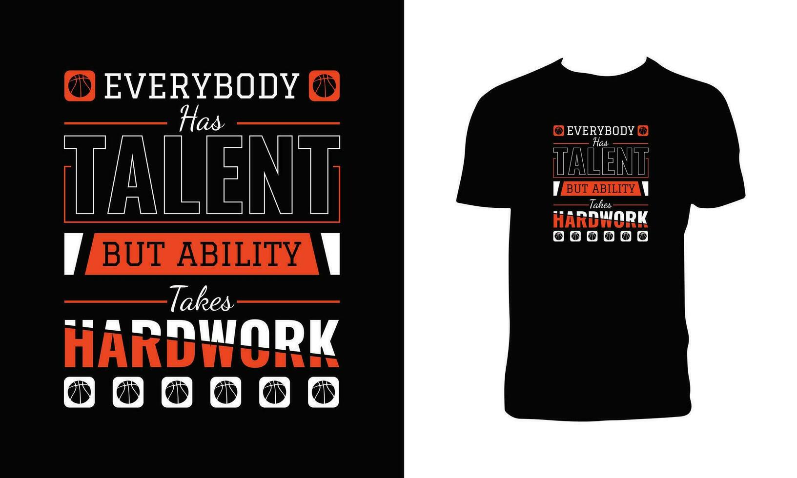 baloncesto tipografía t camisa diseño. vector