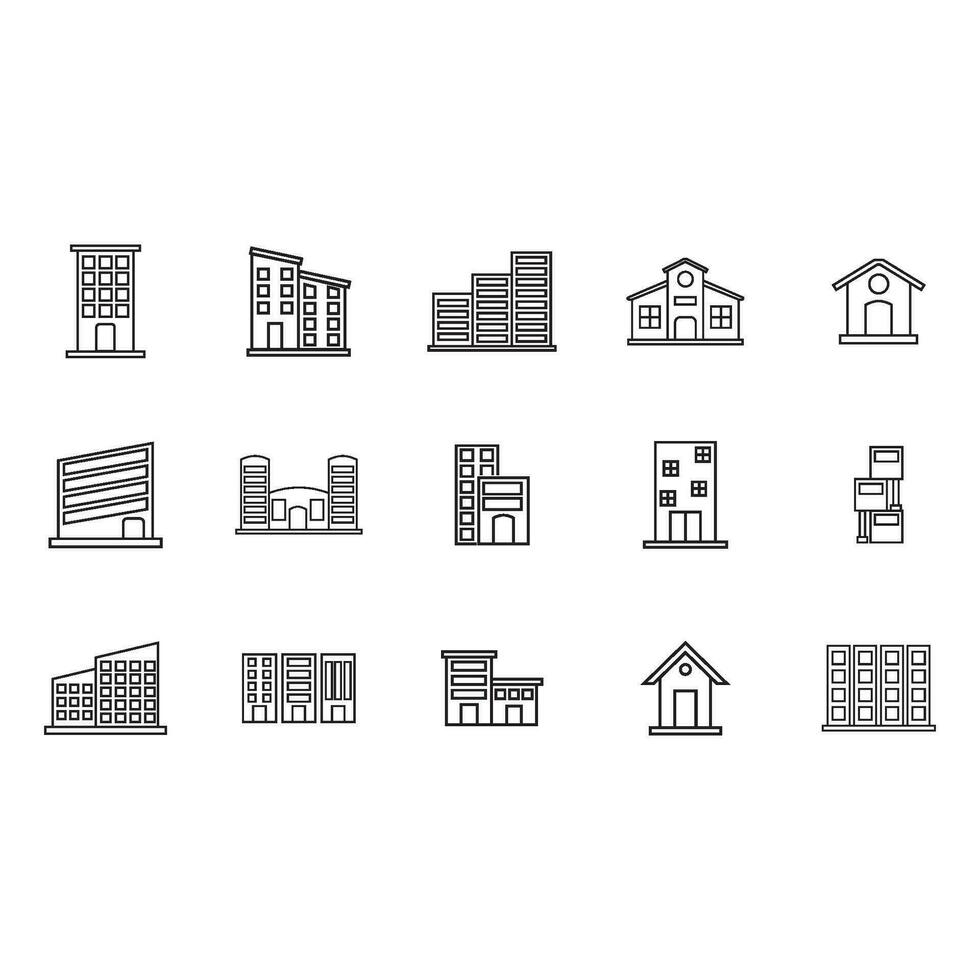 icon building vector