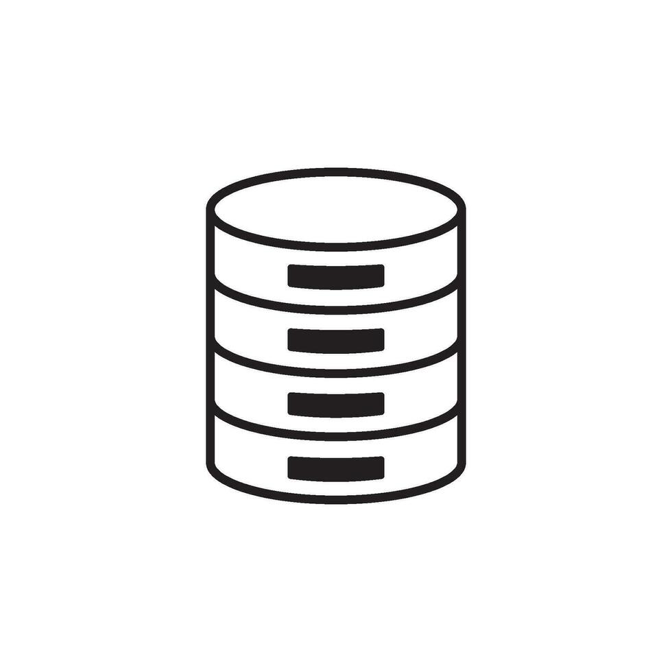 database icon vector