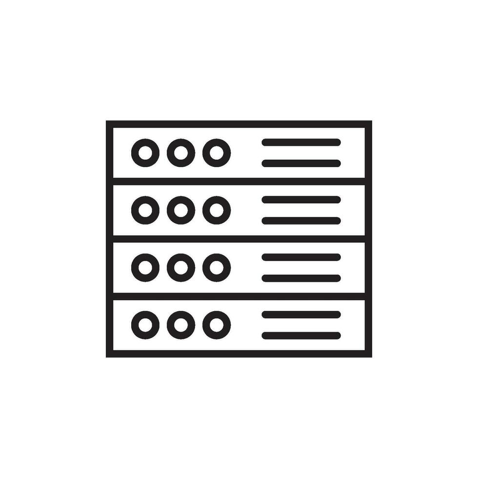 database icon vector