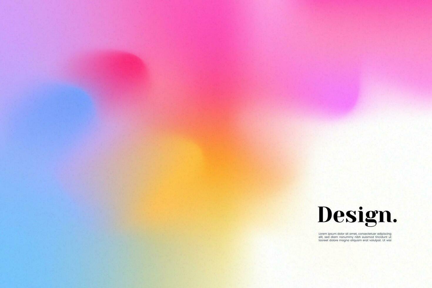 Abstract background in gradient colors. Colorful grain banner vector illustration.