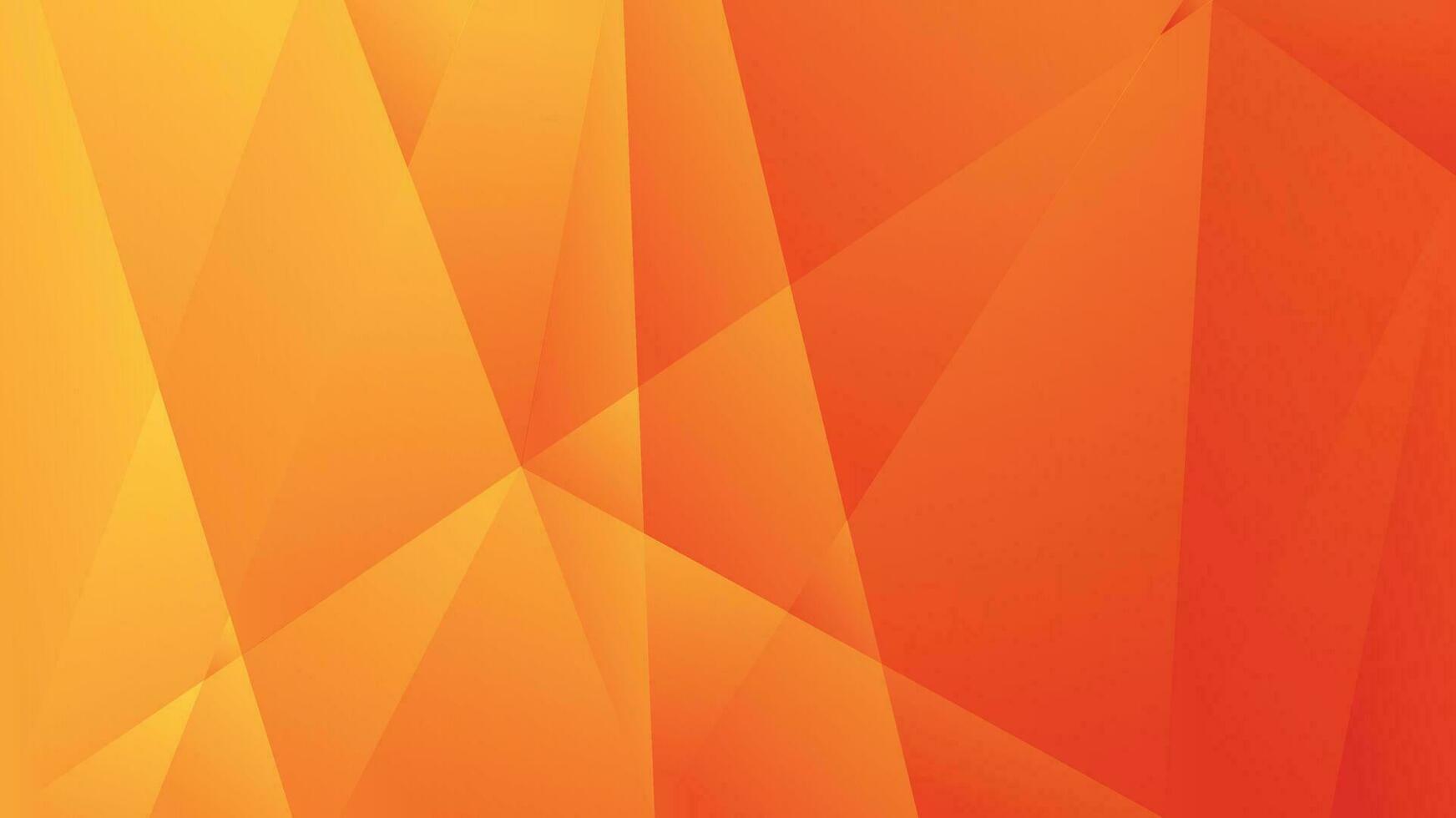 Red and yellow gradient polygon abstract background vector