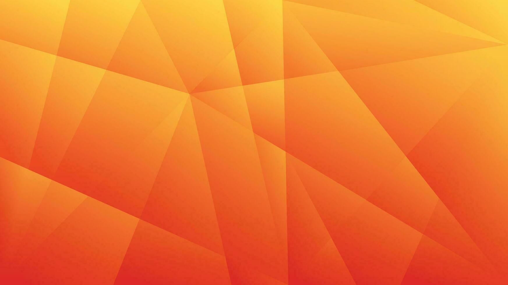 Red and yellow gradient polygon abstract background vector