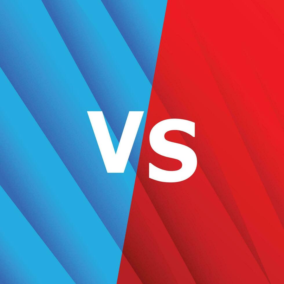 Versus competition screen background vector illustration