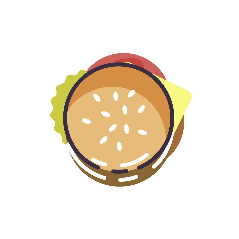 Fast food, Free burger vector