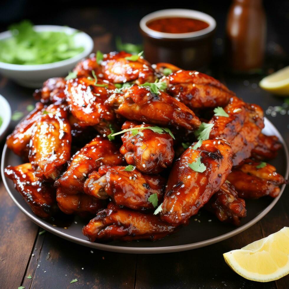 Spicy and flavorful Buffalo chicken wings photo