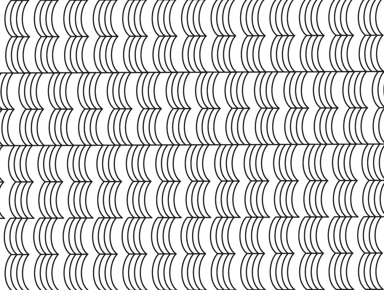 pattern curve shape for background. Black and white. vector