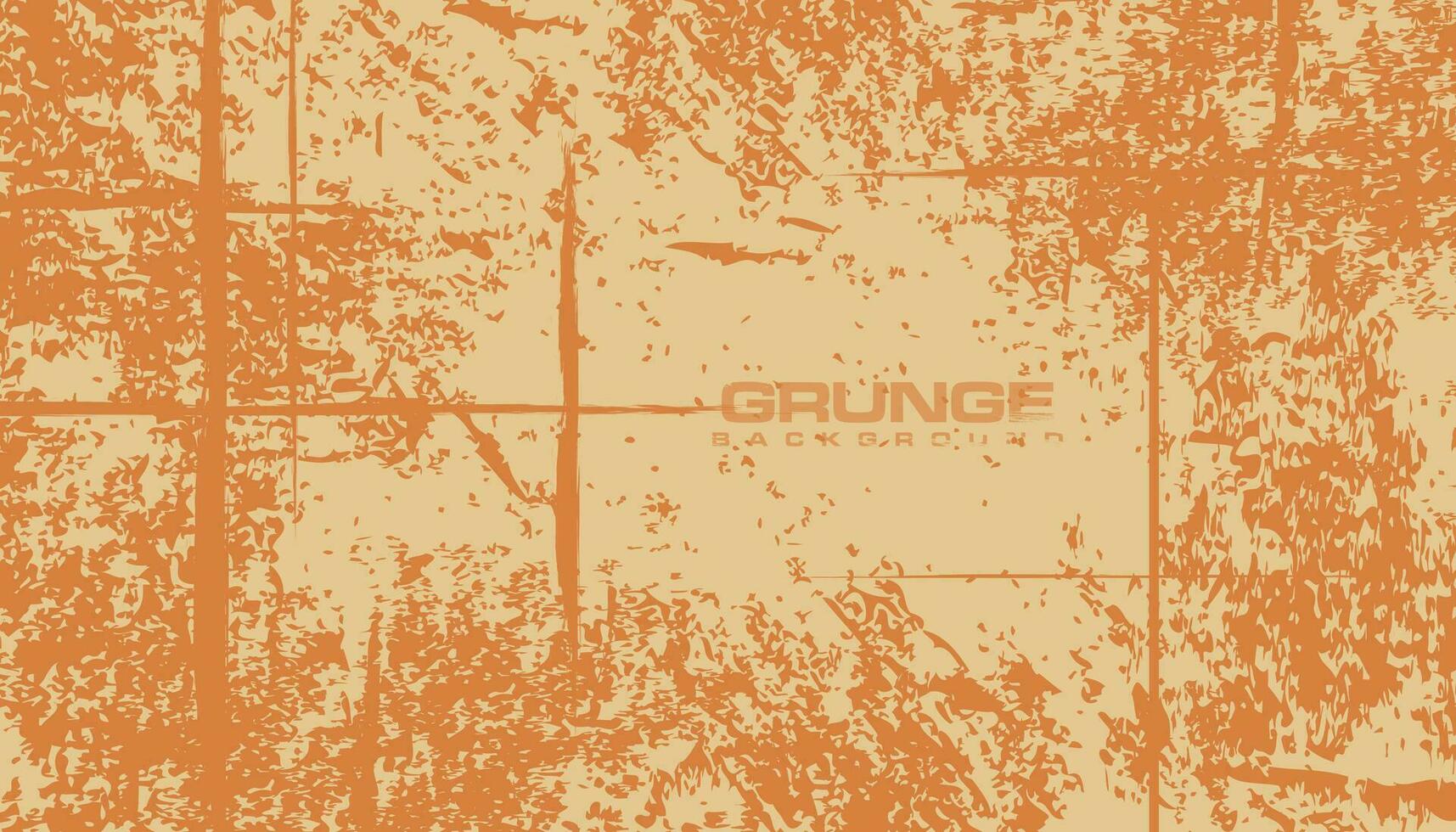 Orange autumn grunge abstract background vector