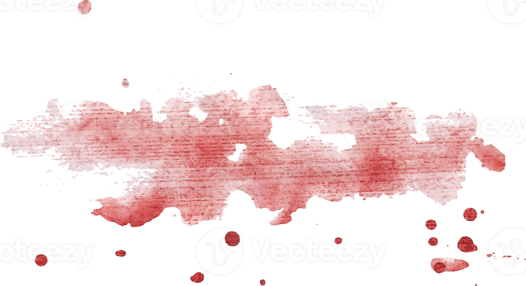 abstract red watercolor element png
