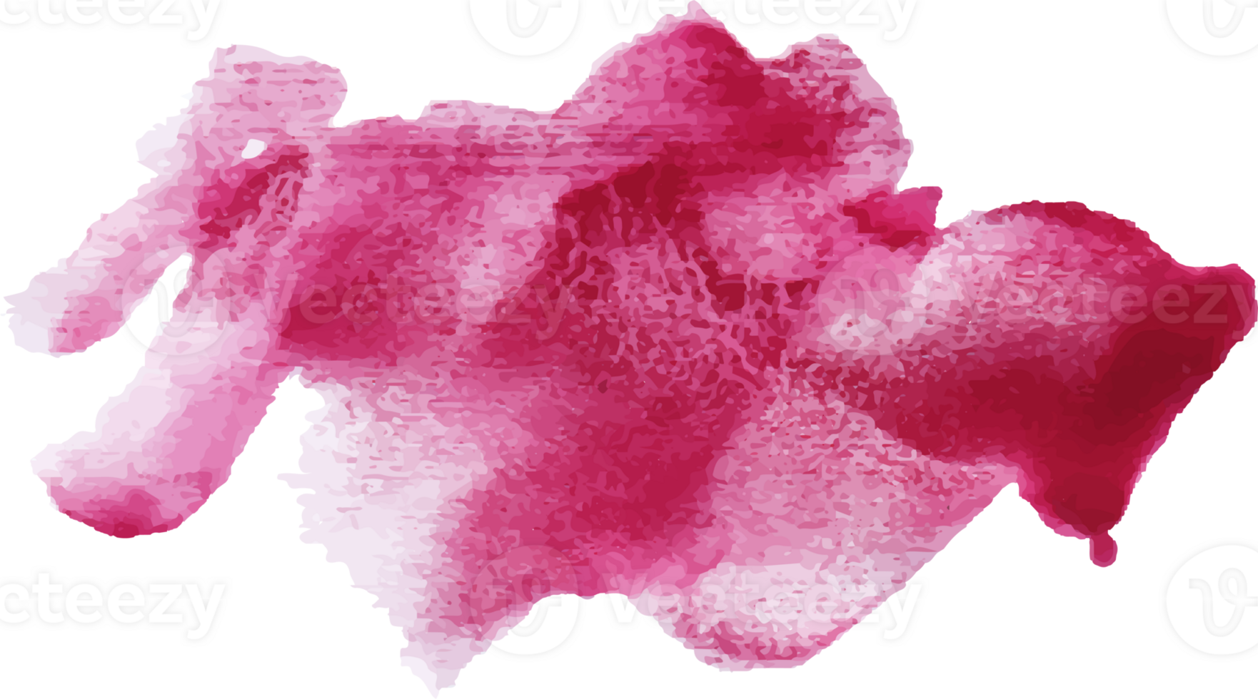 abstract pink watercolor element png