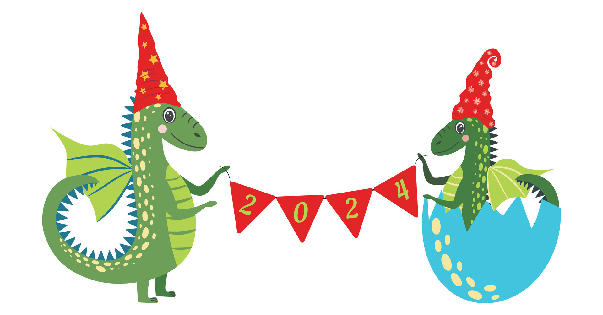 Year Of The Dragon 2024 Chinese Calendar Cute Dragons And Inscription year-of-the-dragon-2024-chinese-calendar-cute-dragons-and-inscription