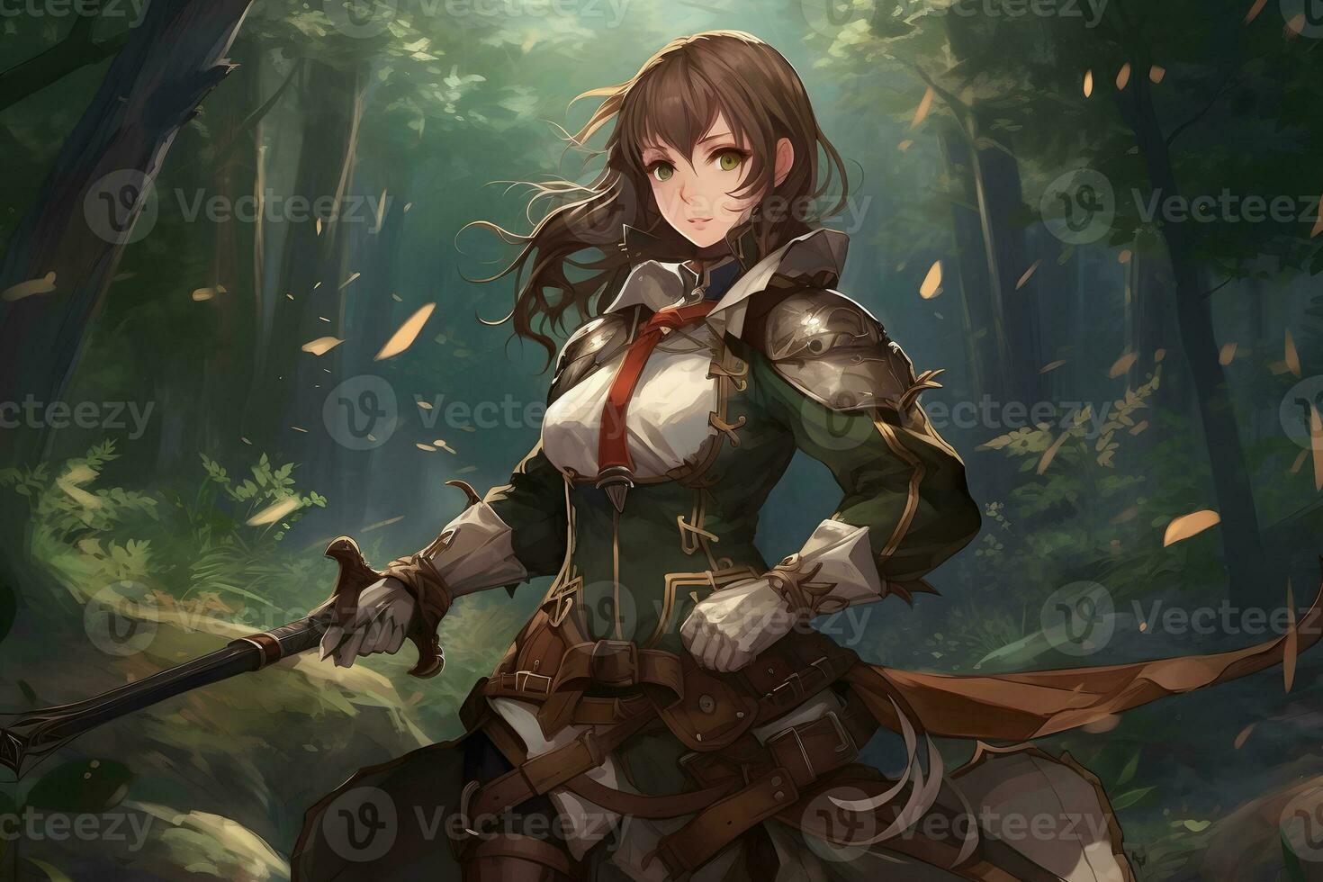 Medieval Warrior Lady Brown Medieval Warrior Lady Brown