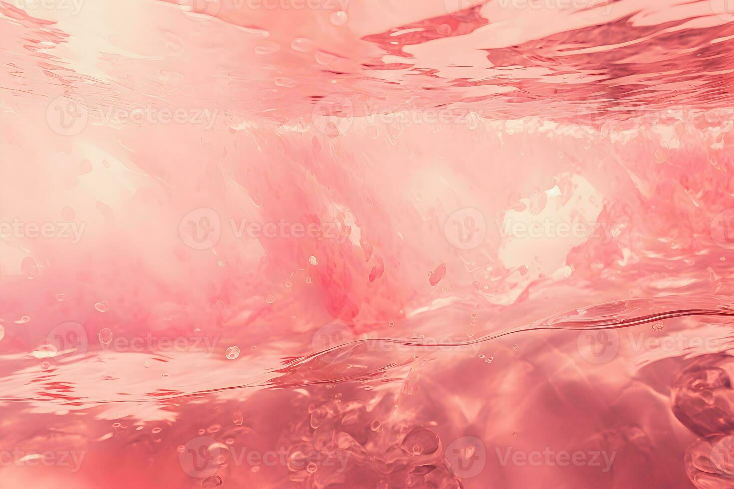 Tropical red ocean with white sand underwater in Hawaii. Neural network AI generated photo