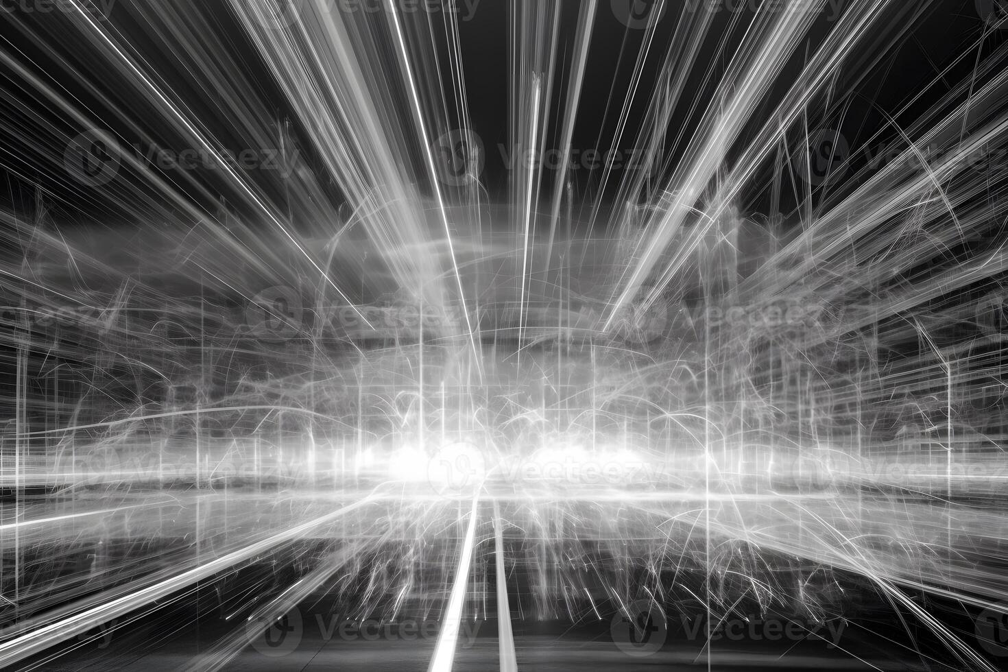 motion effect light street. Neural network AI generated photo
