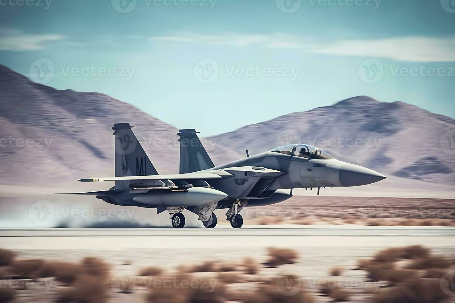 Military aircraft at war. Neural network AI generated photo