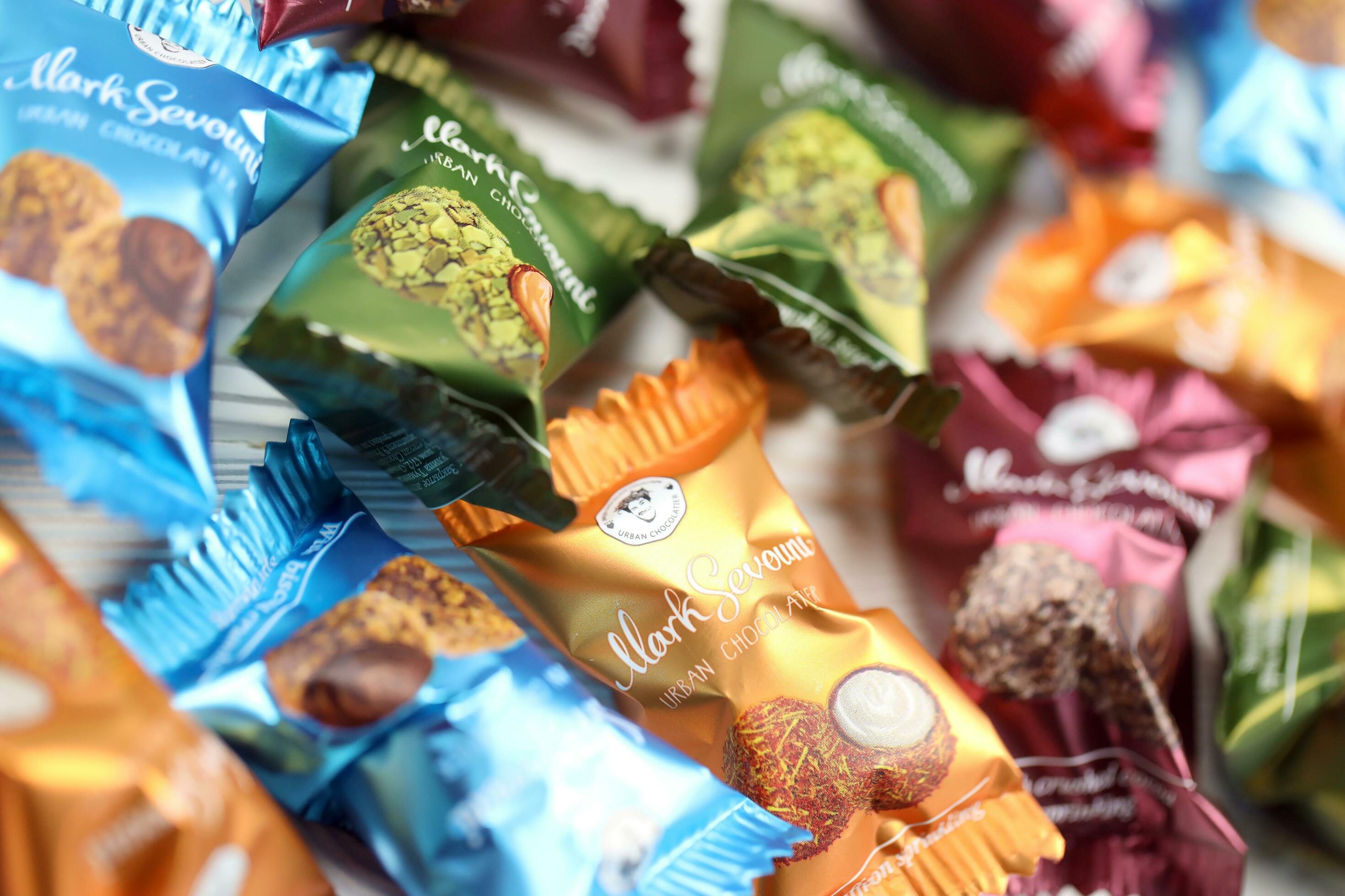 KHARKOV, UKRAINE - FEBRUARY 14, 2021 Mark Sevouni urban chocolatier ...