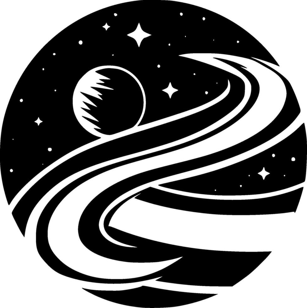 Galaxy - High Quality Vector Logo - Vector illustration ideal for T-shirt graphic